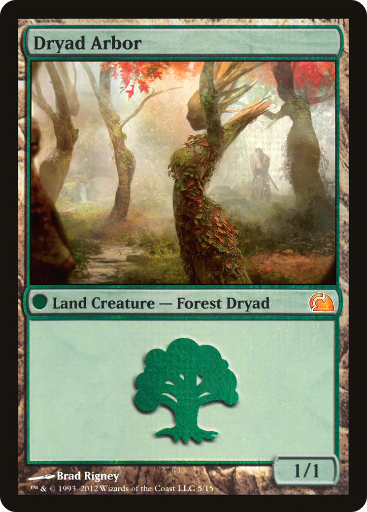 Dryad Arbor (V12-005) [Misc] From the Vault: Realms Foil MTG Single Wizards of the Coast