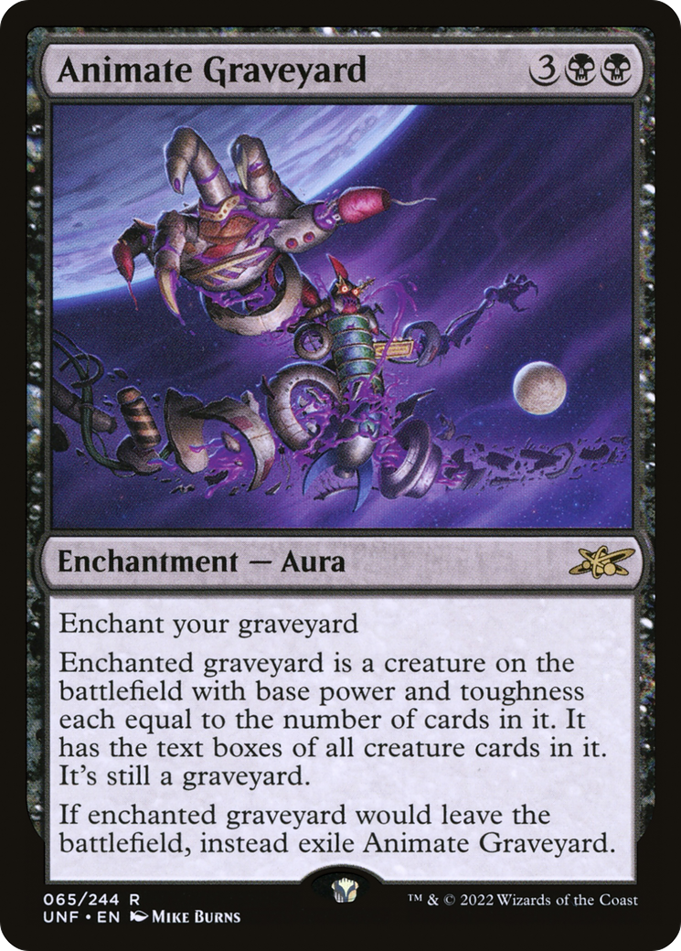 Animate Graveyard (UNF-065) [Unfinity] MTG Single Wizards of the Coast
