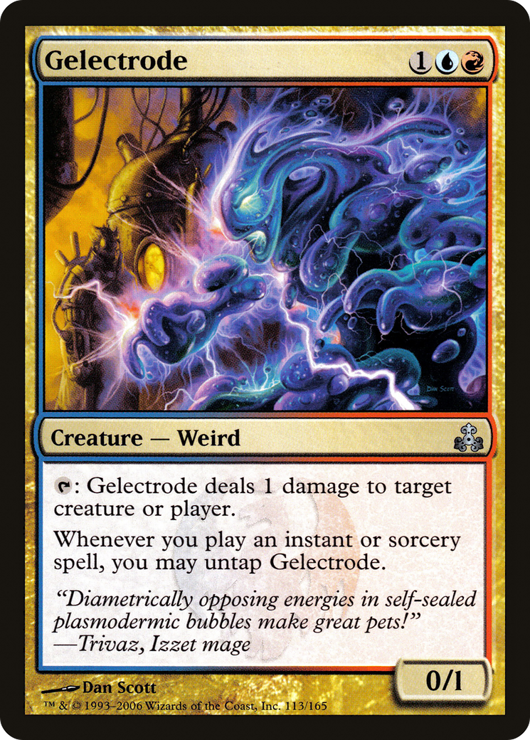 Gelectrode (GPT-113) [Guildpact] MTG Single Wizards of the Coast