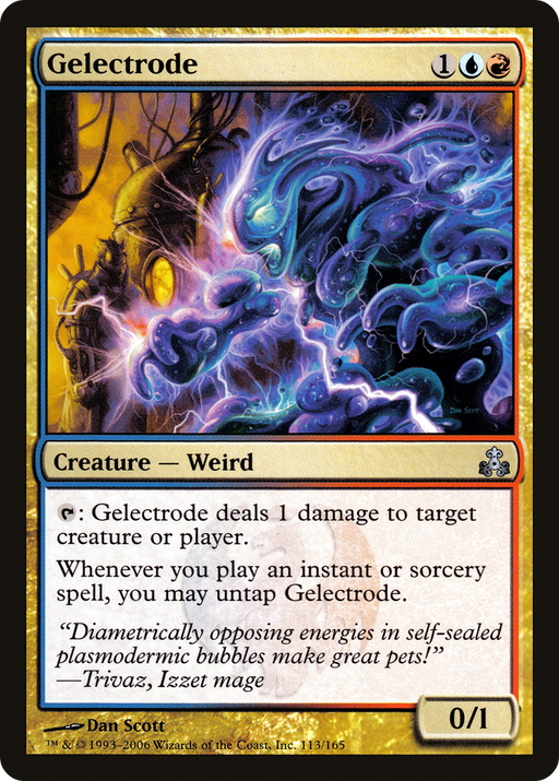 Gelectrode (GPT-113) [Guildpact] MTG Single Wizards of the Coast