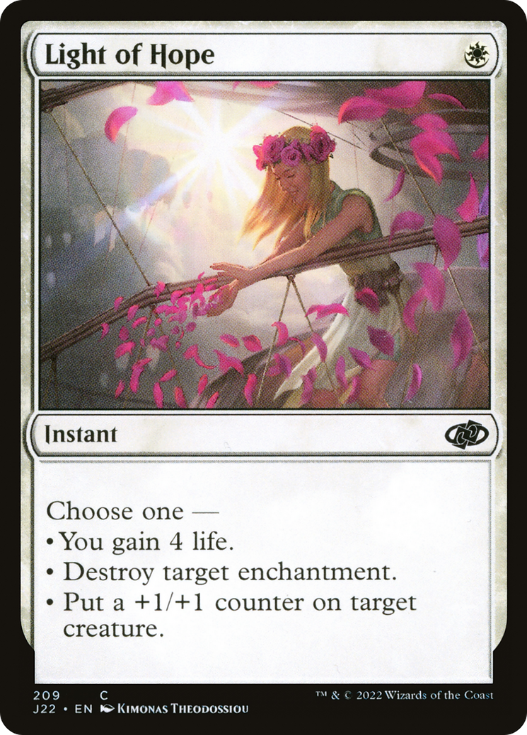 Light of Hope (J22-209) [Jumpstart 2022] MTG Single Wizards of the Coast