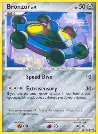 Bronzor (34/99) Reverse Holofoil [Platinum: Arceus] Pokemon Single Pokémon