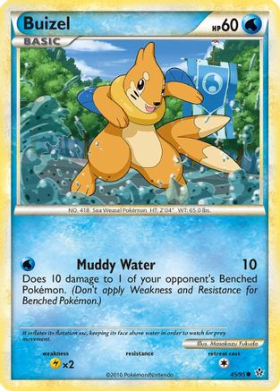 Buizel (45/95) - [HGSS: Unleashed] Pokemon Single Pokémon