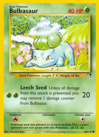 Bulbasaur (68/110) - [Vintage: Legendary Collection] Pokemon Single Pokémon