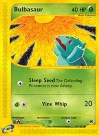 Bulbasaur (95/165) Reverse Holofoil [Vintage: Expedition] Pokemon Single Pokémon