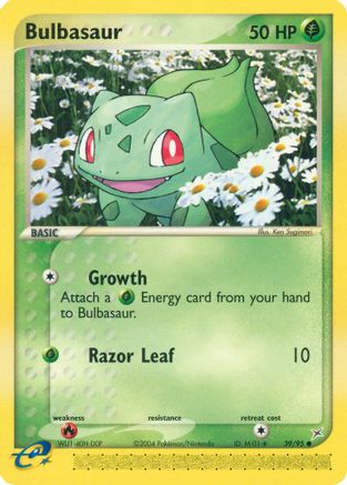 Bulbasaur (39/95) Reverse Holofoil [EX: Team Magma vs Team Aqua] Pokemon Single Pokémon