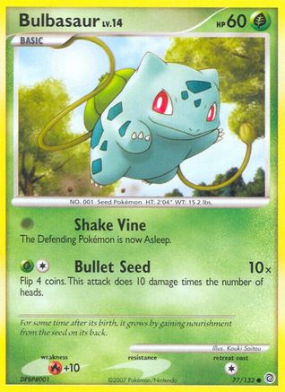 Bulbasaur (77/132) [DP: Secret Wonders] Pokemon Single Pokémon