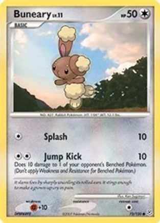 Buneary (73/130) Reverse Holofoil [DP: Base Set] Pokemon Single Pokémon