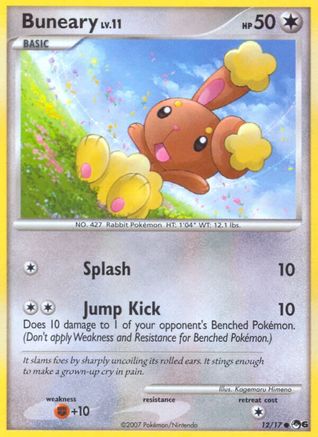Buneary (/17) [Promos: POP Series 6] Pokemon Single Pokémon