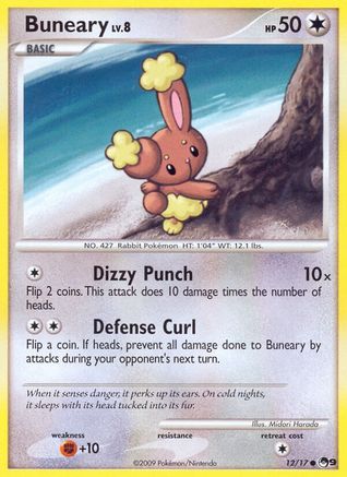 Buneary (12/17) [Promos: POP Series 9] Pokemon Single Pokémon