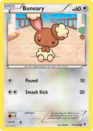 Buneary (/149) [BW: Boundaries Crossed] Pokemon Single Pokémon