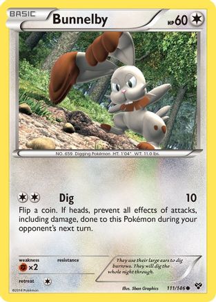 Bunnelby (/146) Reverse Holofoil [XY: Base Set] Pokemon Single Pokémon