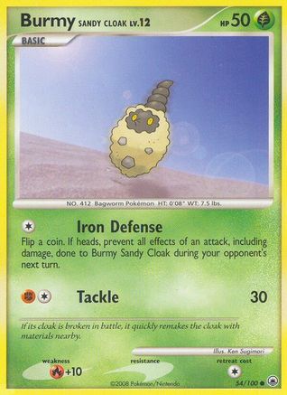 Burmy Sandy Cloak (/100) [DP: Majestic Dawn] Pokemon Single Pokémon