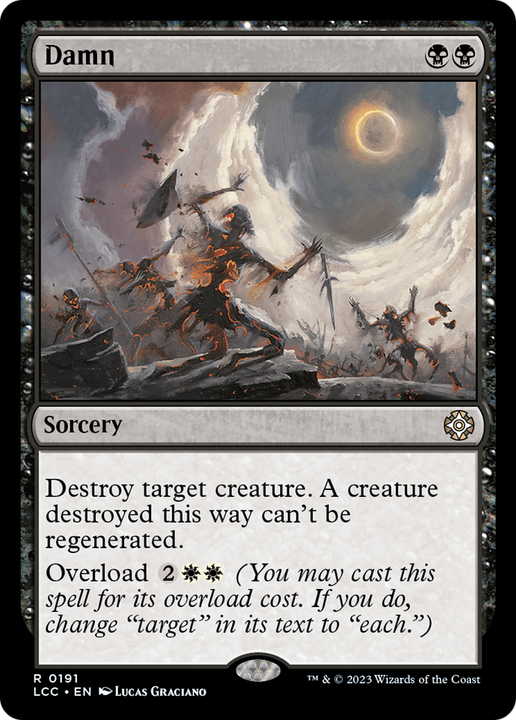 Damn (LCC-191) [The Lost Caverns of Ixalan Commander] MTG Single Wizards of the Coast