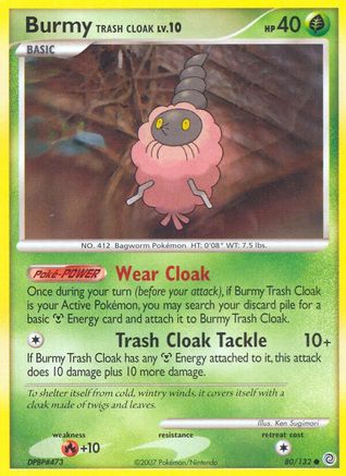 Burmy Trash Cloak (/132) [DP: Secret Wonders] Pokemon Single Pokémon