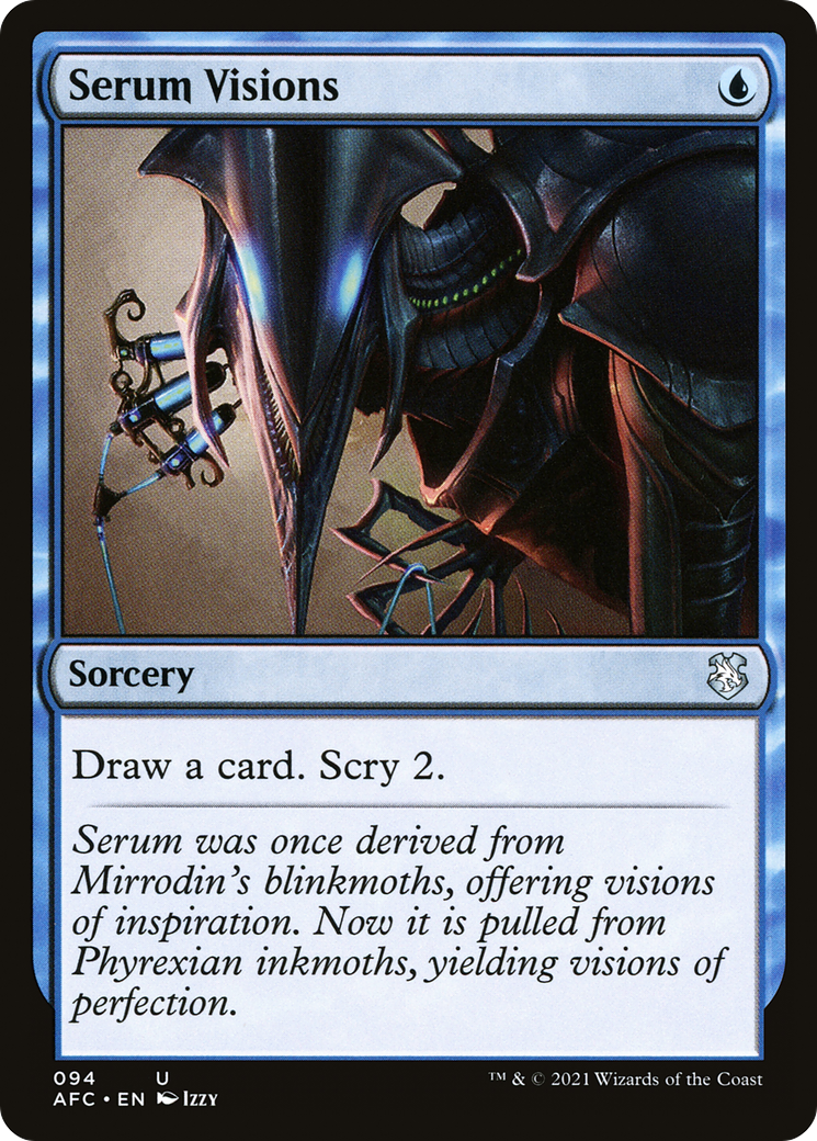 Serum Visions (AFC-094) [Forgotten Realms Commander] MTG Single Wizards of the Coast
