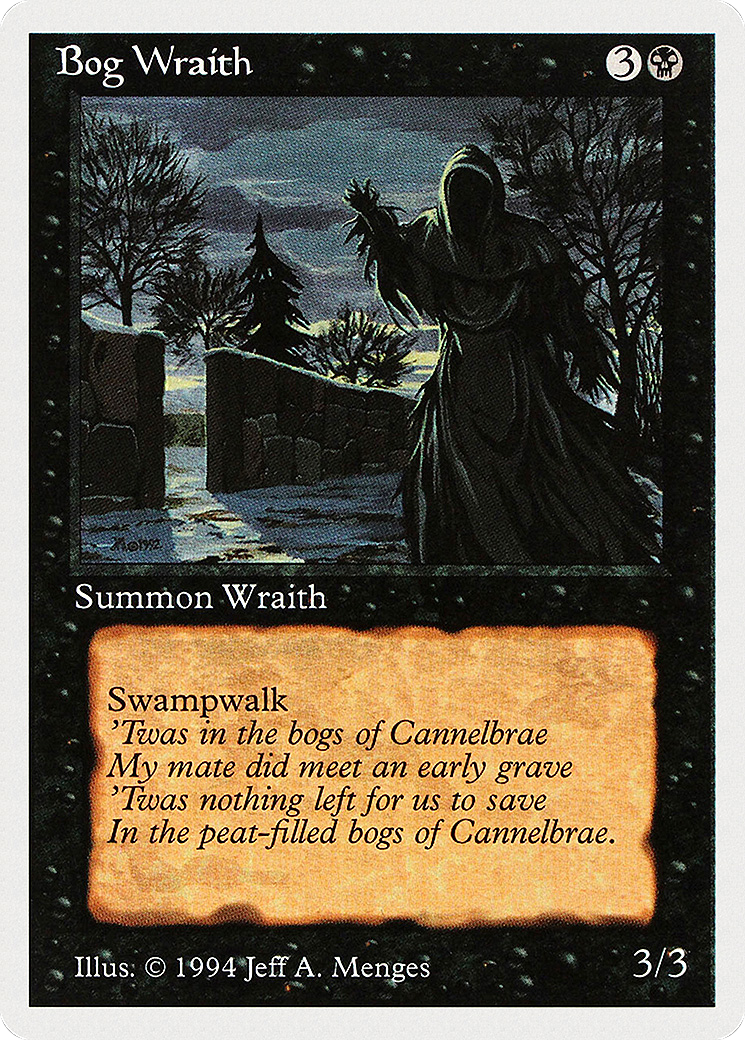 Bog Wraith (SUM-096) [Misc] Summer Magic / Edgar MTG Single Wizards of the Coast