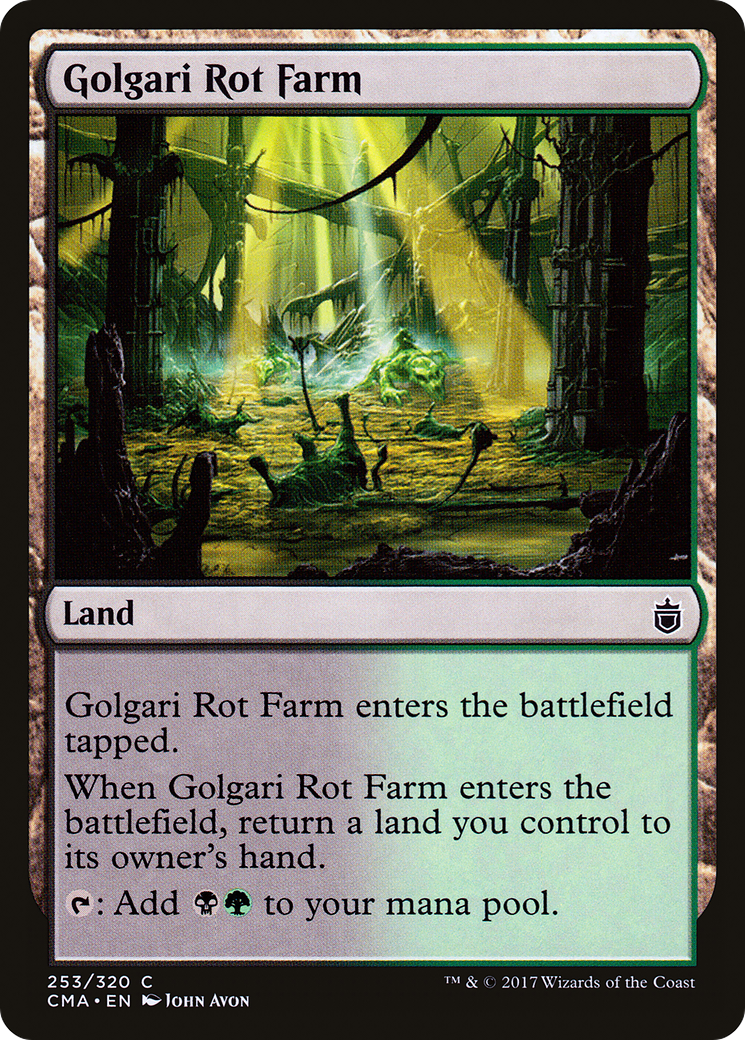 Golgari Rot Farm (CMA-253) [Commander Anthology] MTG Single Wizards of the Coast