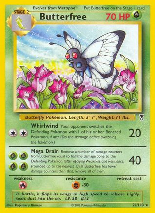 Butterfree (/110) [Vintage: Legendary Collection] Pokemon Single Pokémon