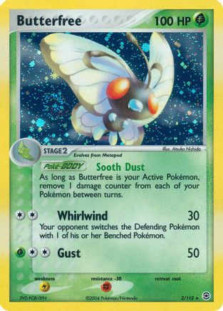 Butterfree (/112) Reverse Holofoil [EX: FireRed & LeafGreen] Pokemon Single Pokémon