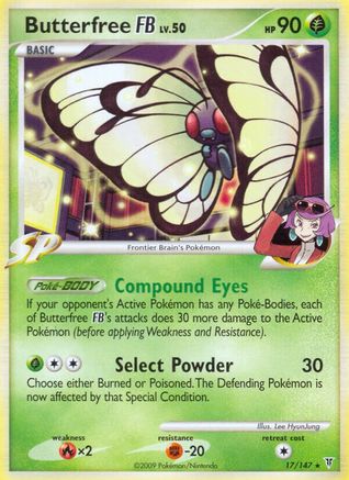 Butterfree FB (/147) Reverse Holofoil [Platinum: Supreme Victors] Pokemon Single Pokémon