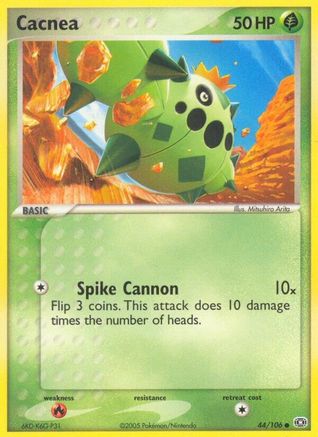 Cacnea (44/106) - [EX: Emerald] Reverse Holofoil Pokemon Single Pokémon