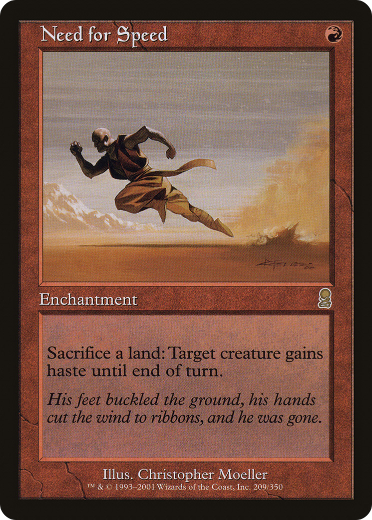 Need for Speed (ODY-209) [Odyssey] Foil MTG Single Wizards of the Coast