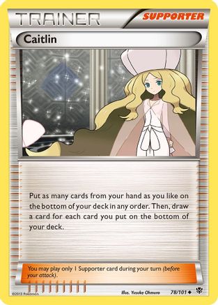 Caitlin (/101) [BW: Plasma Blast] Pokemon Single Pokémon