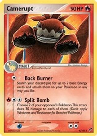 Camerupt - 4/107 (EX Deoxys) () [Misc: Deck Exclusives] Pokemon Single Pokémon