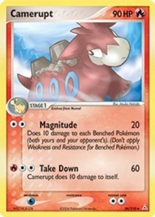 Camerupt (/110) Reverse Holofoil [EX: Holon Phantoms] Pokemon Single Pokémon