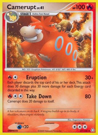 Camerupt (/146) [DP: Legends Awakened] Pokemon Single Pokémon
