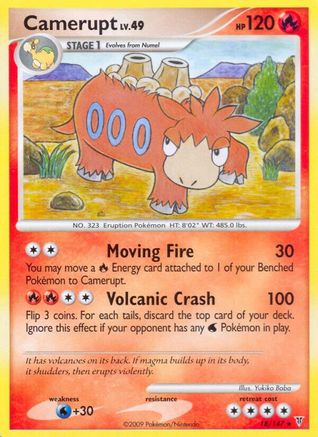Camerupt (/147) [Platinum: Supreme Victors] Pokemon Single Pokémon