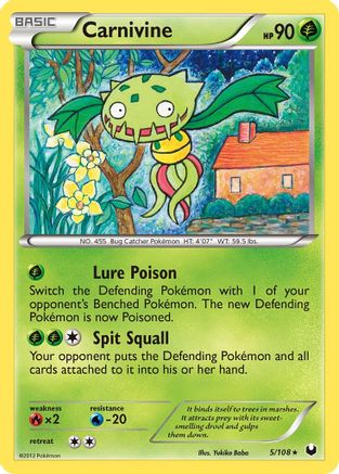 Carnivine (/108) Reverse Holofoil [BW: Dark Explorers] Pokemon Single Pokémon