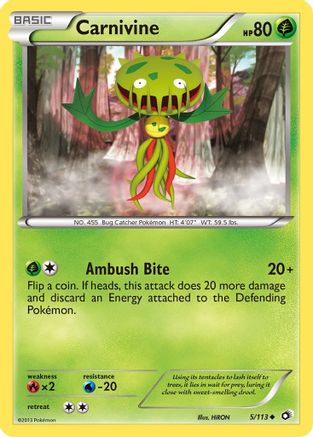 Carnivine (/113) Reverse Holofoil [BW: Legendary Treasures] Pokemon Single Pokémon