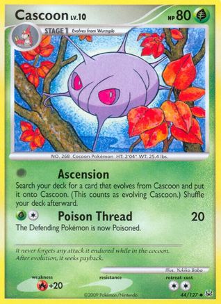 Cascoon (/127) Reverse Holofoil [Platinum: Base set] Pokemon Single Pokémon
