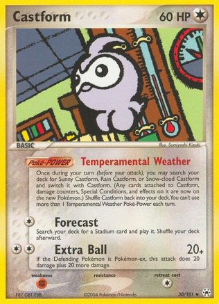 Castform (/101) Reverse Holofoil [EX: Hidden Legends] Pokemon Single Pokémon