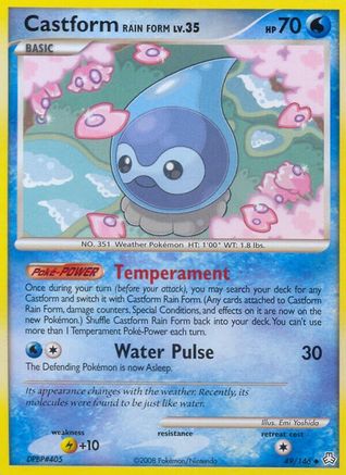Castform Rain Form (/146) [DP: Legends Awakened] Pokemon Single Pokémon