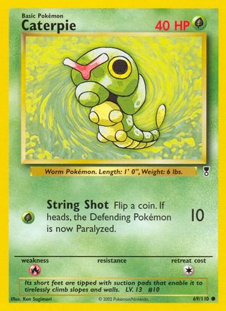 Caterpie (/110) Reverse Holofoil [Vintage: Legendary Collection] Pokemon Single Pokémon