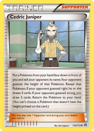Cedric Juniper (/113) Reverse Holofoil [BW: Legendary Treasures] Pokemon Single Pokémon