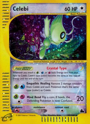Celebi (/144) Holofoil [Vintage: Skyridge] Pokemon Single Pokémon