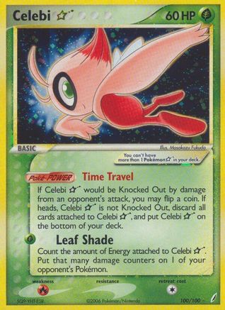 Celebi Star (/100) Holofoil [EX: Crystal Guardians] Pokemon Single Pokémon