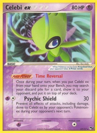 Celebi ex (Non-Holo) (/17) [Promos: POP Series 2] Pokemon Single Pokémon