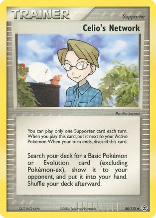 Celio's Network (88/112) Reverse Holofoil [EX: FireRed & LeafGreen] Pokemon Single Pokémon