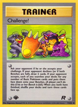 Challenge! (74/82) 1st Edition [Vintage: Team Rocket] Pokemon Single Pokémon