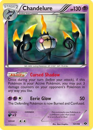 Chandelure (Secret) (/99) Holofoil [BW: Next Destinies] Pokemon Single Pokémon