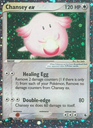 Chansey ex (/109) Holofoil [EX: Ruby & Sapphire] Pokemon Single Pokémon