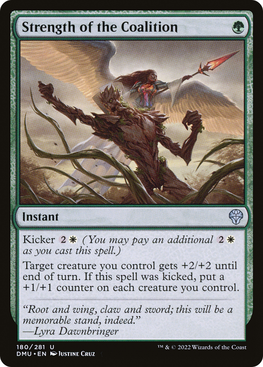 Strength of the Coalition (DMU-180) [Dominaria United] Foil MTG Single Wizards of the Coast
