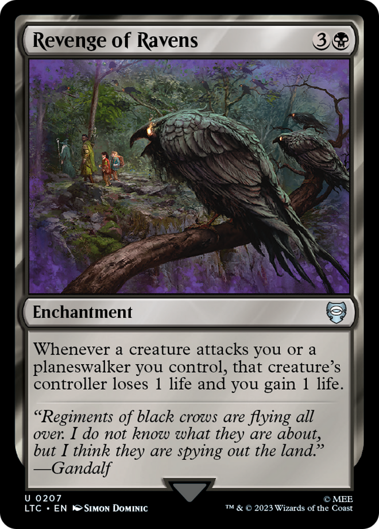 Revenge of Ravens (LTC-207) [Tales of Middle-earth Commander] MTG Single Wizards of the Coast