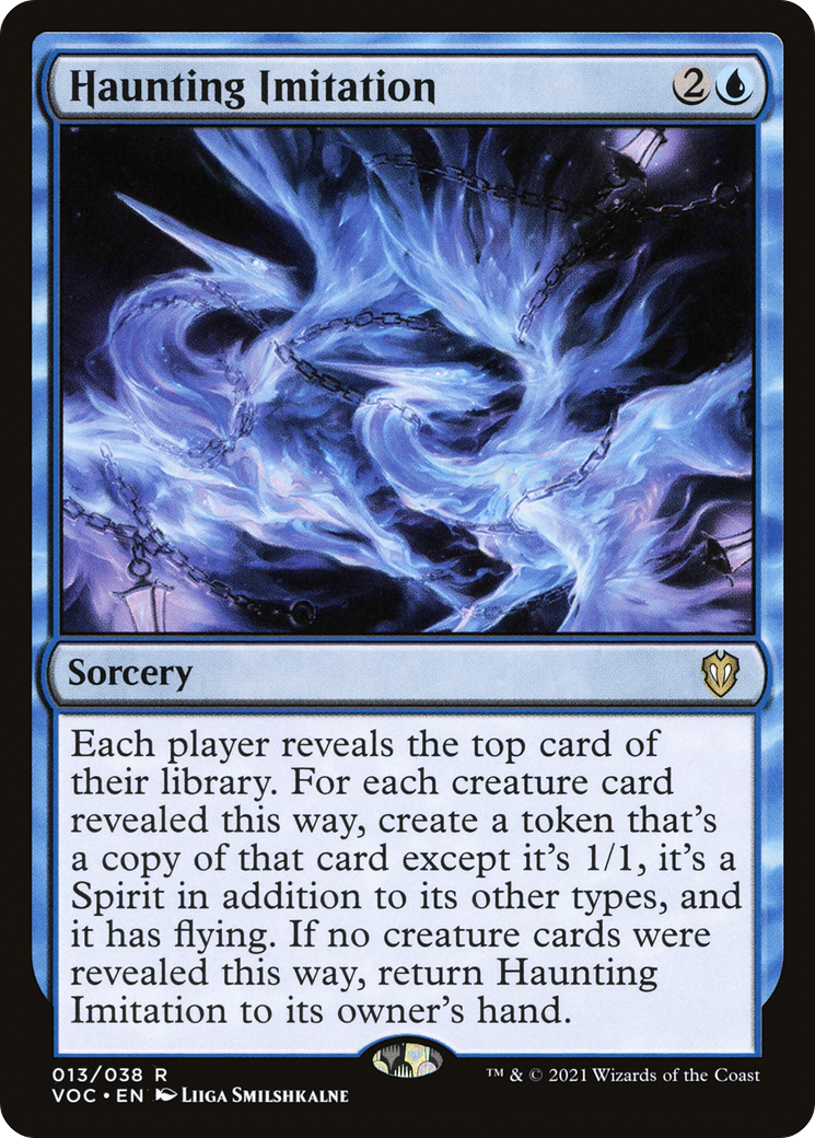 Haunting Imitation (VOC-013) [Crimson Vow Commander] MTG Single Wizards of the Coast