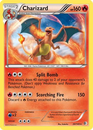 Charizard (/149) Reverse Holofoil [BW: Boundaries Crossed] Pokemon Single Pokémon